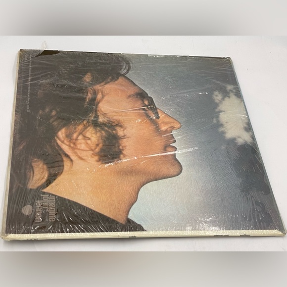 JOHN LENNON - IMAGINE - APPLE RECORDS LP W. POSTER - Picture 2 of 8
